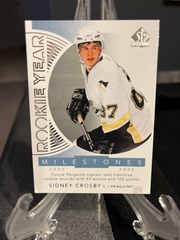 2017-18 UD SP Authentic Rookie Year Milestones #RYM-SC Sidney Crosby Pittsburg